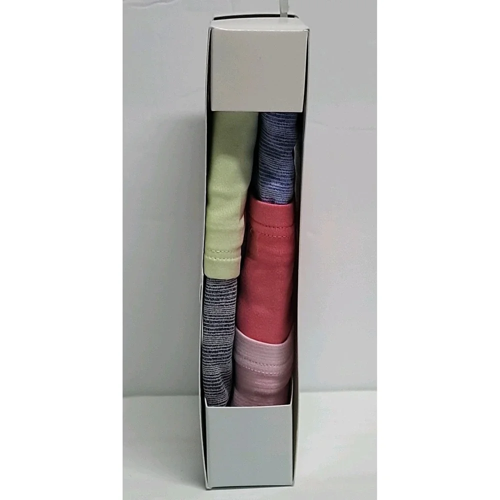 New Hanes Girls SIZE 12 Pure Comfort Microfiber Briefs Panties 5 Pack Underwear